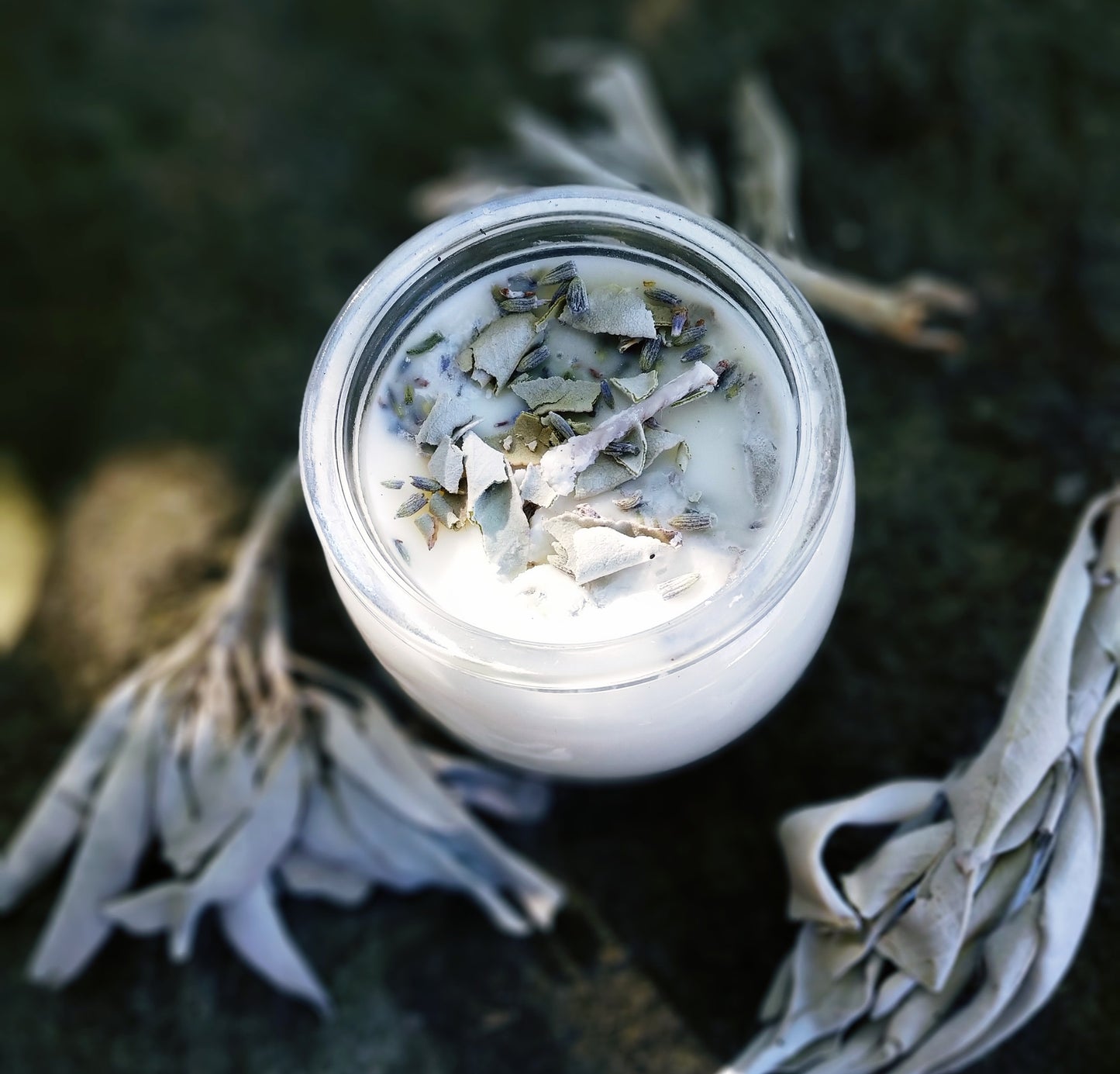 White Sage Lavender Soy Candle - Isadorra