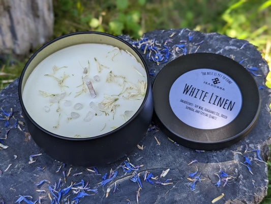 White Linen Soy Candle