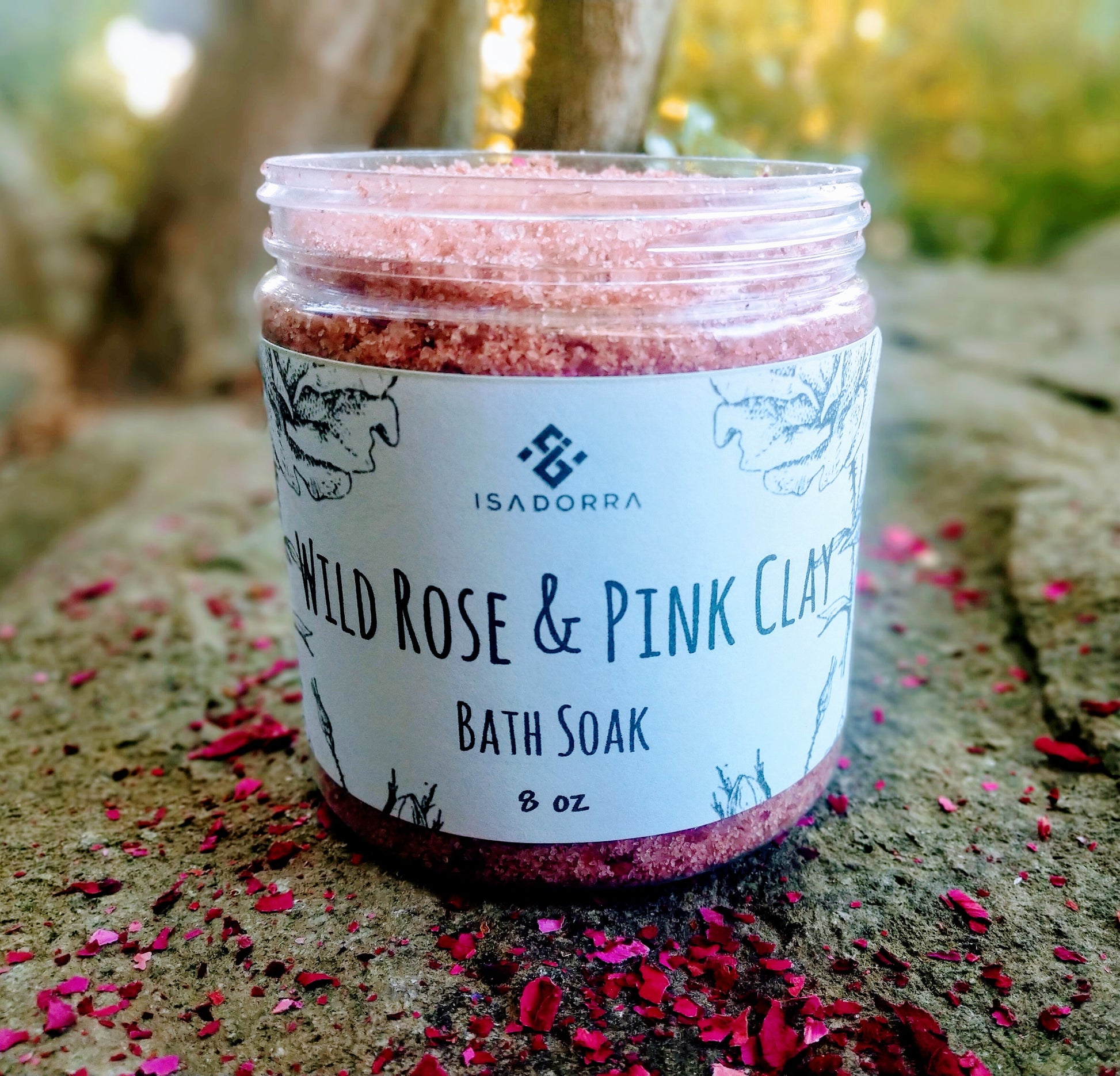 Wild Rose and Pink Clay Bath Soak - Isadorra