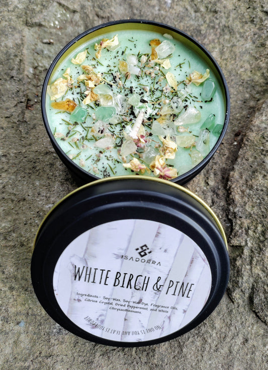 White Birch and Pine Soy Candle