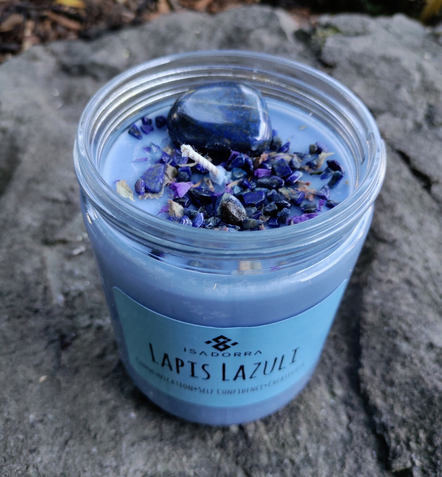 Raw Crystal Infused Candle