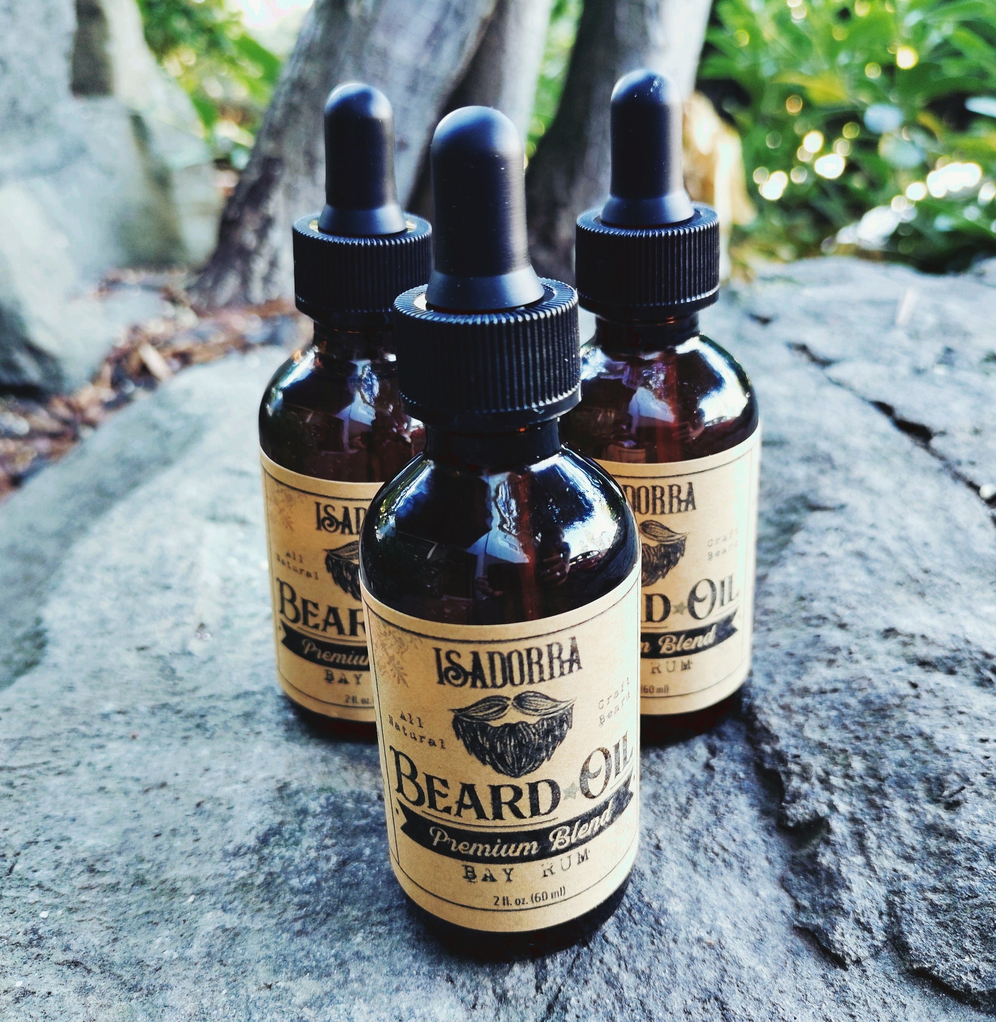Handcrafted Beard Oil with Jojoba Seed Oil and Cold Pressed Almond Oil. Zero Fillers or Preservatives. 